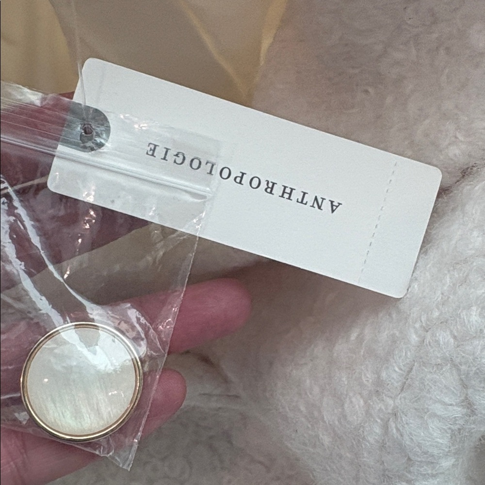 Maeve Ivory Teddy Jacket NWT - Picture 5 of 6